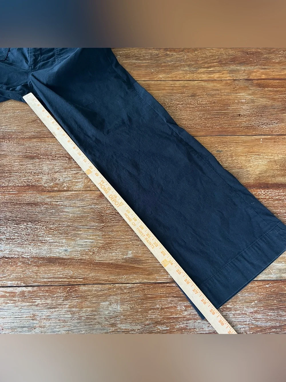 J.Crew Factory Lizzie High Rise Patch Pocket Wide Leg Pants Black Size 31